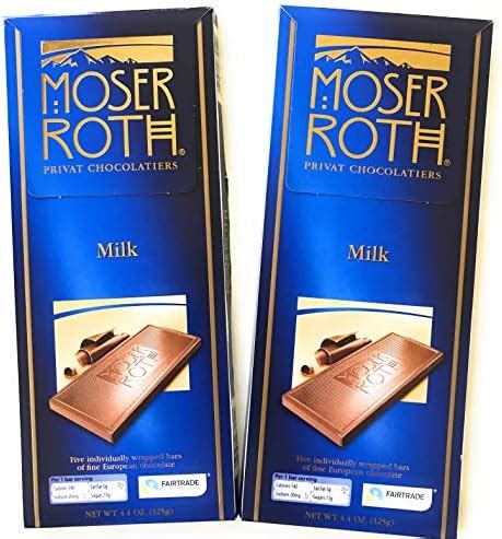 Moser Roth Premium Milk Chocolate bars (Pack of 2) | Pricepulse