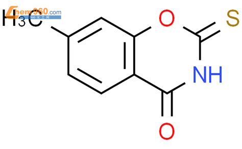 69894 91 3 4H 1 3 Benzoxazin 4 one 2 3 dihydro 7 methyl 2 thioxo CAS号