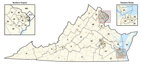 Filevirginia Senate District Map 2023svg Wikimedia Commons