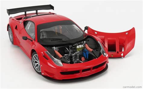 MATTEL HOT WHEELS X2860 Echelle 1 18 FERRARI 458 ITALIA 8C GT2 2011 RED