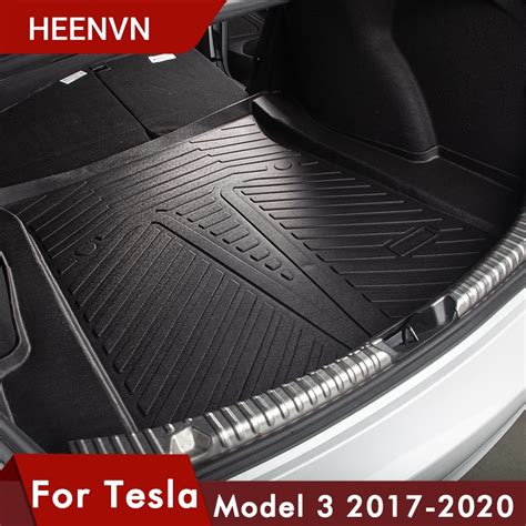 Heenvn Model3 Auto Tpe Kofferbak Matten Voor Tesla Model 3 Kofferbak