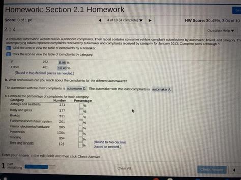 Solved Homework Section 2 1 Homework Sa Score 0 Of 1 Pt 4 Chegg