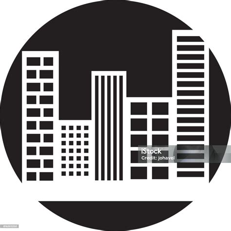 Buildings Cityscape Scene Icon Stock Illustration Download Image Now Apartment Architecture