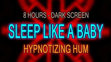 Hypnotic Hum For Subconscious Sleep 8 Hours Dark Screen Relaxing