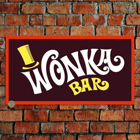 A Icing Sheet Willy Wonka Bar Edible Charlie And The Chocolate