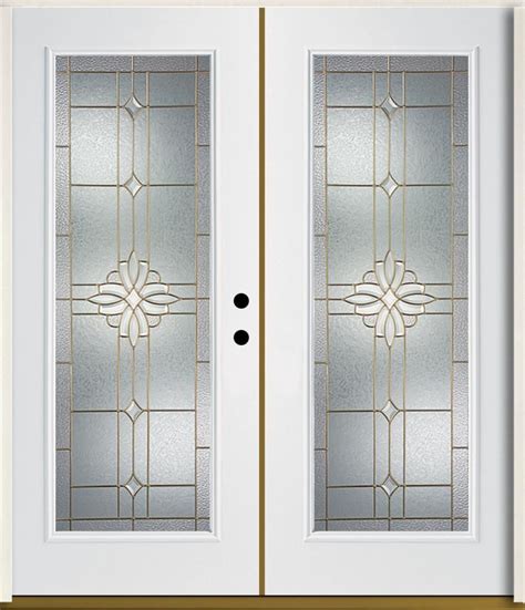 Stanley Doors In X In Traditional Zinc Full Lite Prefinished