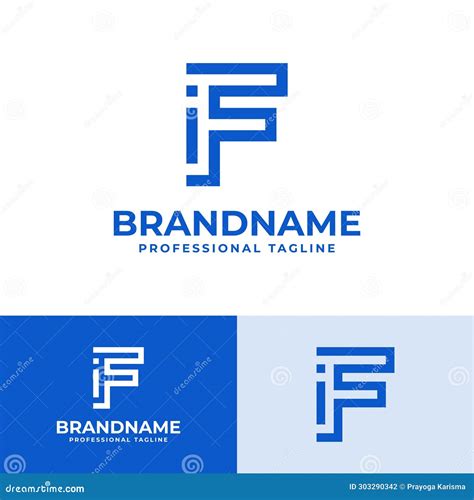 Logotipo Moderno Da Letra Fi Adequado Para Empresas Fi Ou Se