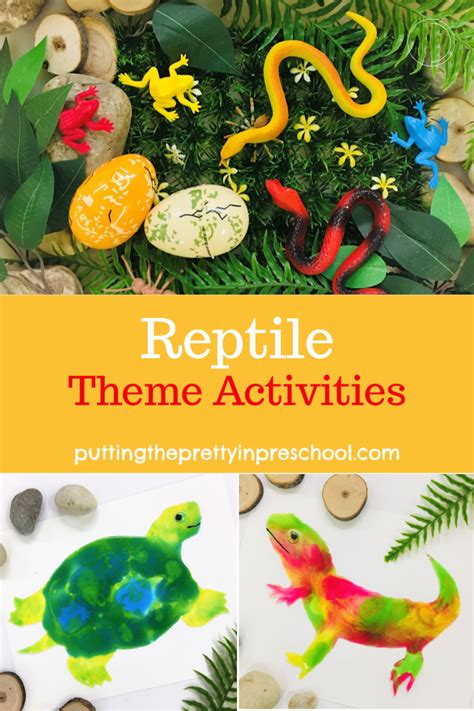 Reptile Theme Activities - Putting The Pretty In Preschool