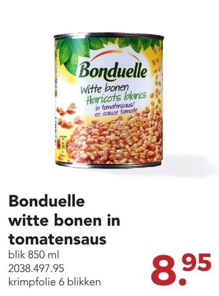 Bonduelle Witte Bonen In Tomatensaus Aanbieding Bij Zegro