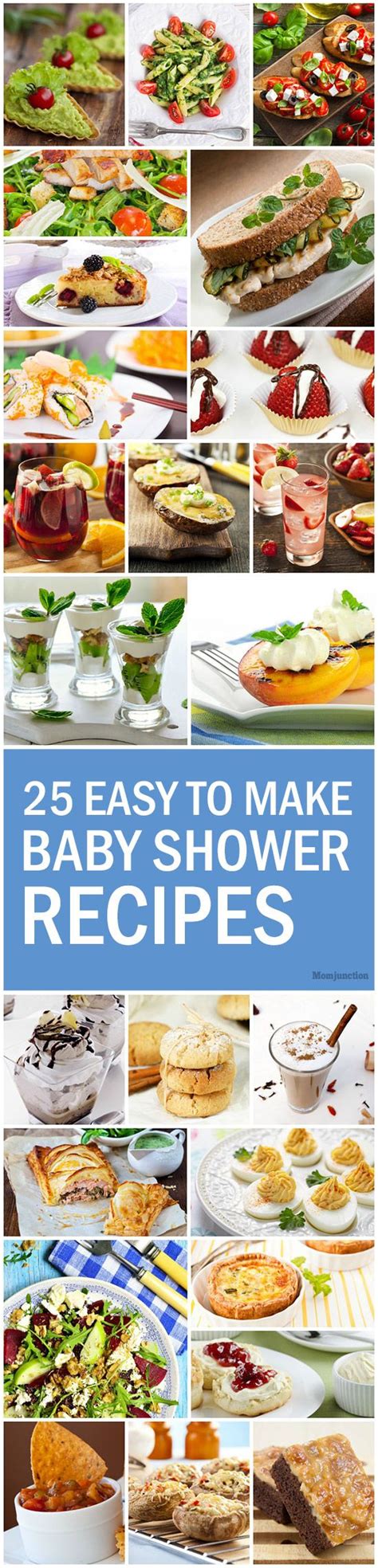 25 Easy Baby Shower Recipes That Are Flavorful Baby Shower Food Baby