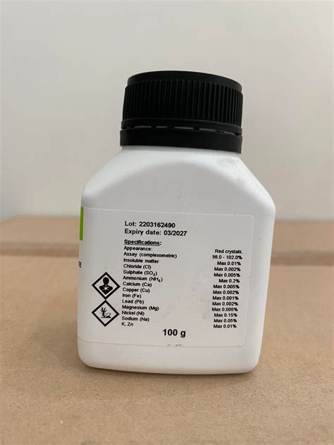 Cobalt Ii Nitrate Hexahydrate Ar Grade