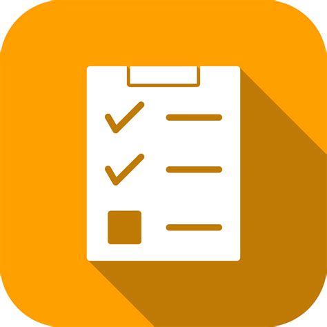 Checklist Clipart Icons