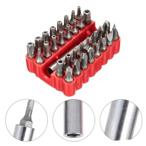 33pcs Screwdriver Bit Set With Magnetic Extension Reliable Tamper Proof