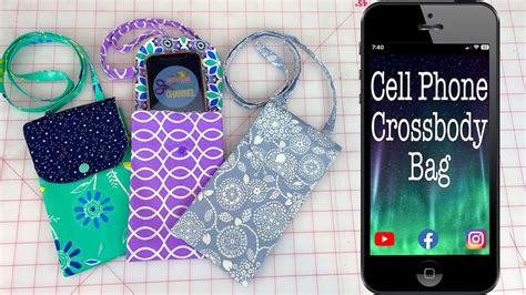 Cell Phone Crossbody Bag The Sewing Room Channel YouTube