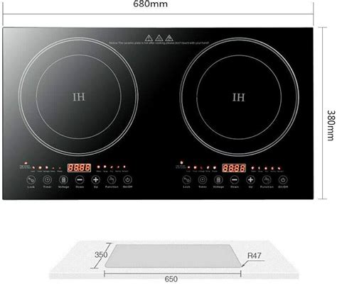 New Induction Cooktop Countertop Dual Cooker Burnerstove Hot Plate 110v 2400w Ph