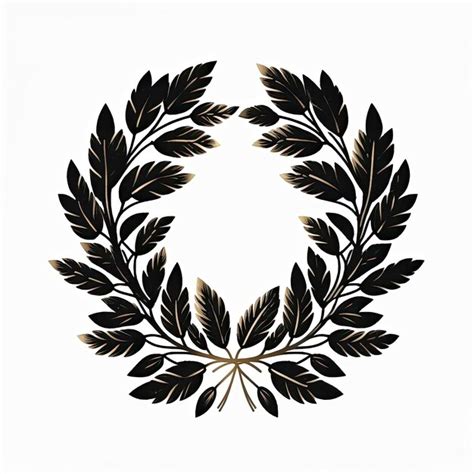 Premium AI Image Laurel Wreath Generative AI