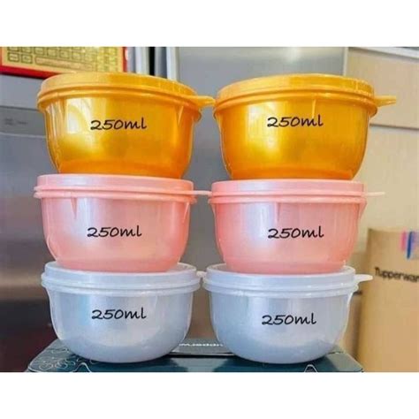 Mini Bowls Set 250ml Tupperware Shopee Malaysia