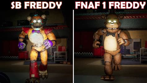 Fnaf Glamrock Freddy Vs Og Freddy Comparison Youtube