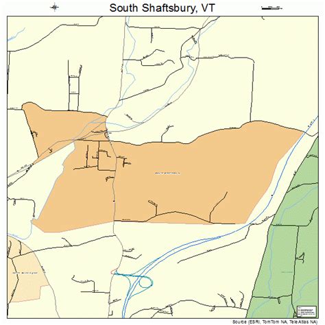 South Shaftsbury Vermont Street Map 5068200