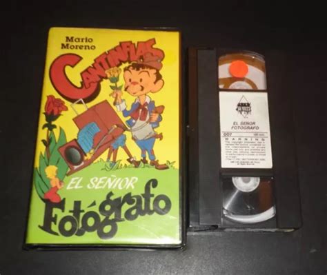 EL SEÑOR FOTÓGRAFO VHS 1953 Cantinflas Raro Comedia Mexicana Caja