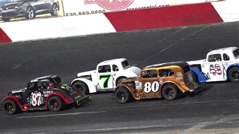 US Legend Car B Main Tucson Speedway 2020 Chilly Willy Weekend