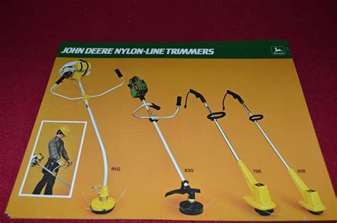 John Deere Nylon Line Trimmers Dealers Brochure E 8106e 81 04 Lcoh Ebay