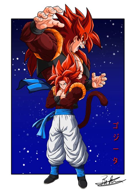 Artstation Gogeta Ssj4 Poster