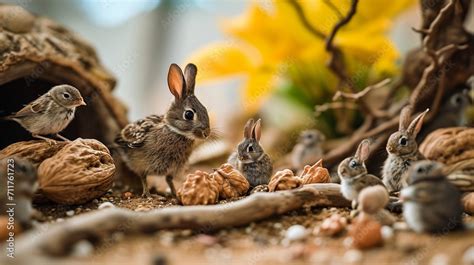 Exploring The Enchanting World Of A Group Of Curious Wildlife From