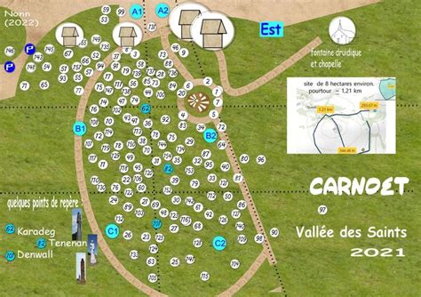 Vall E Des Saints Carnoet Carte Touristique Druidique Touriste