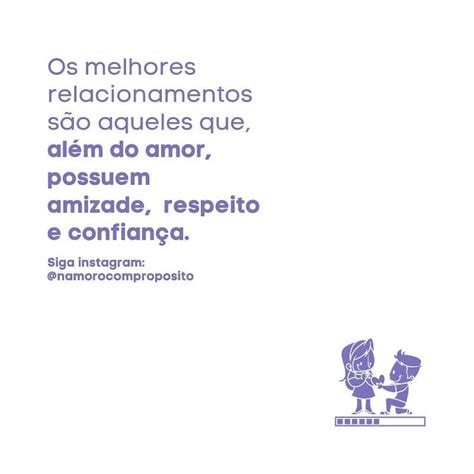 E essas coisas são indispensáveis para o sucesso de um relacionamento