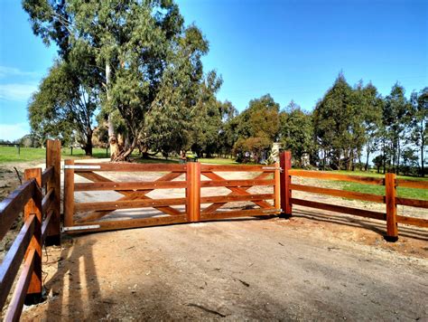 Rail Style Gates Rail Fence Gate Gippsland Timber Gates