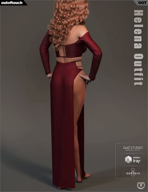 Dforce Helena Outfit For Genesis 8 Female S Daz 3d