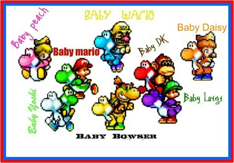 Yoshi Island DS Characters by w00ziie on DeviantArt