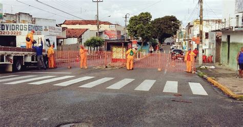 G Cruzamento Das Avenidas E Em Natal Interditado Para Obras