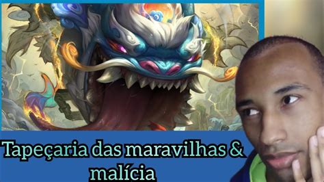 React Das Novas Skins Tapeçaria Das Maravilhas Da Malícia do League