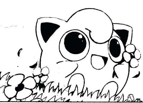 Coloring Jigglypuff Pages Pokemon Cute Amazing Lucario Drawing Entei