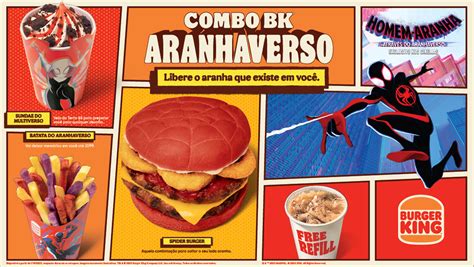 Burger King lança combo inspirado no Aranhaverso