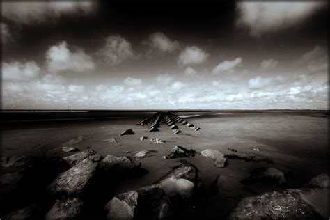 Fondos De Pantalla Paisaje Monocromo Mar Agua Rock Apuntalar