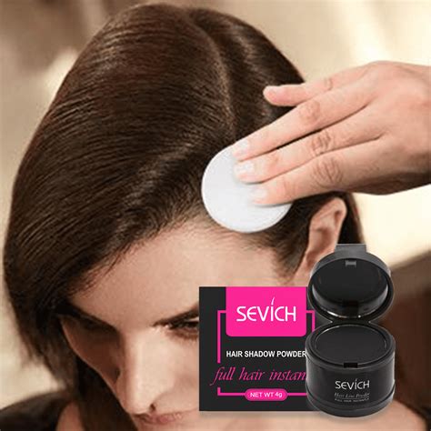 Instantly Hair Shadow Sevich Hair Line Powder Quick Cover Grey Hair Root Concealer With Puff