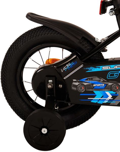 Vélo pour enfants Volare Super GT garçons 12 pouces Bleu