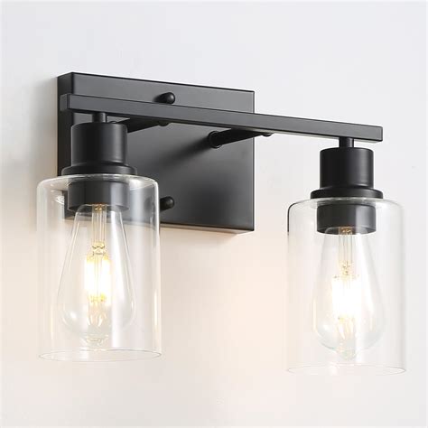 2Pack Wall Sconces For Bathroom Modern Vanity Light Fixtures Matte