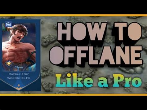 How To Offlane Like A Pro ChouTutorial Y4SSU0 YouTube