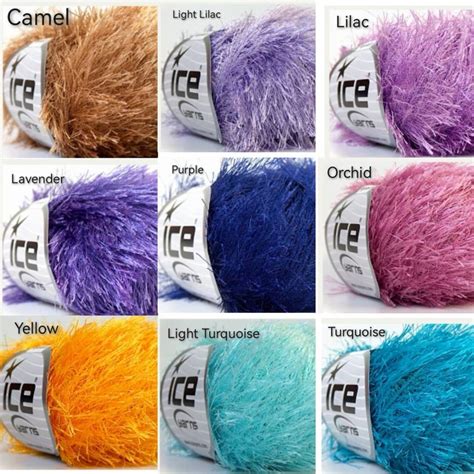 Eyelash Yarn Ice Yarns Fun Fur 50 Gramfaux Fur Yarn Soft Etsy