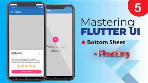 Mastering Flutter Ui Floating Bottom Sheet Youtube