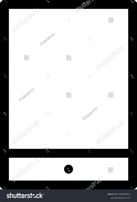 Phone Outline Vector Icon Design Stock Vector (Royalty Free) 2065293617 ...