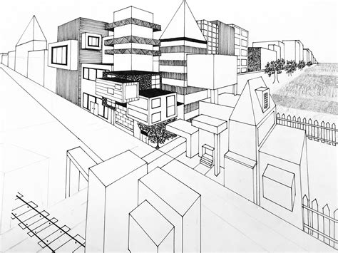 Dessin D Une Maison En Perspective Ventana Blog