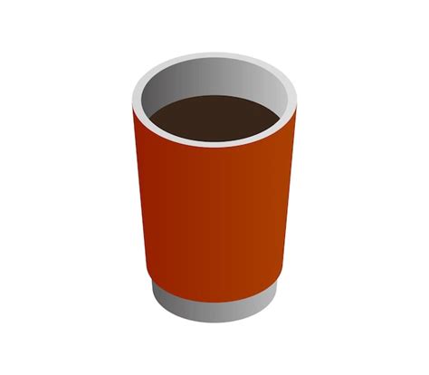 Premium Vector Isometric Coffee Cup