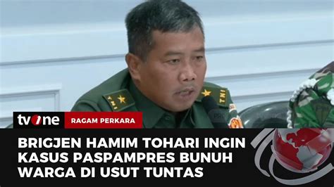 Konferensi Pers Soal Oknum Paspampres Aniaya Pemuda Hingga Tewas