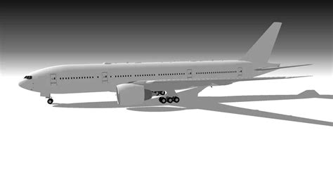 Boeing 777 200lr Template 3d Warehouse