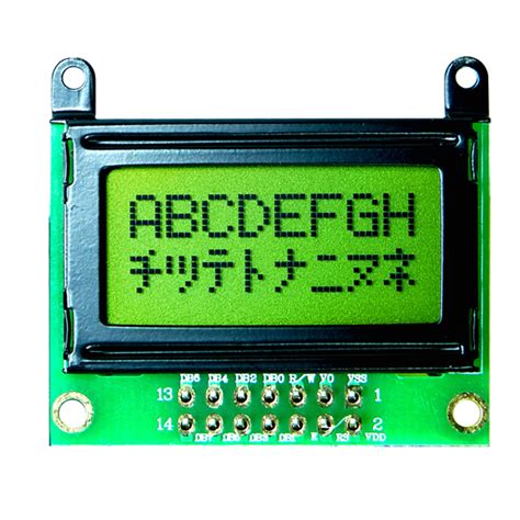 Character COB 0802 Stn Positive LCD Display Module Appy For Medical